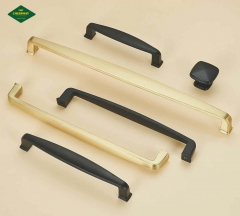 Cabinet door handle modern simple cabinet wardrobe drawer handle zinc alloy solid hardware furniture accessories