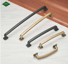 Retro American zinc alloy handle, kitchen hardware accessories handle