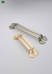 Modern simple drawer door handle furniture hardware accessories American drawer zinc alloy handle new wardrobe cabinet handle