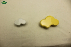 Cloud shaped ceramic handle, furniture hardware decoration knob.